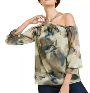 INC International Concepts cold shoulder top